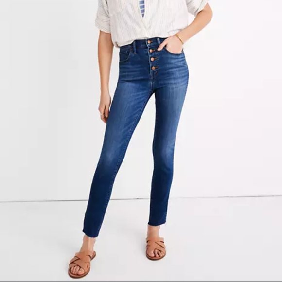 Madewell Denim - Madewell 10" High Rise Skinny Crop Jeans